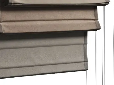 roman curtains lenin set 001 Low-poly 3D model