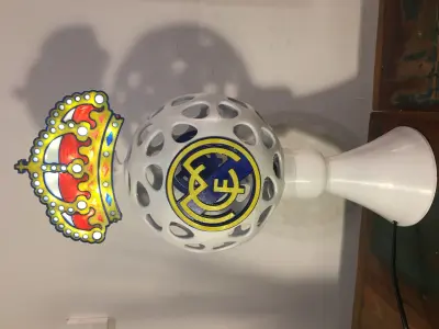 Real Madrid fanlamp - 3D printed Free 3D print model