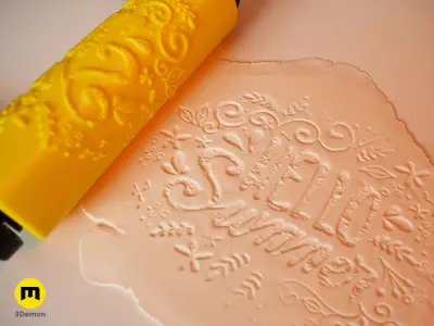Summer Texture Rollers Free 3D print model