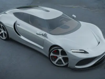 Concept Sport Car Julietta - by Lee Rosario 3D model