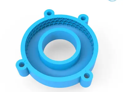 Truck Tire Mold With 3 Wheels 3D Printing Model 3D print model