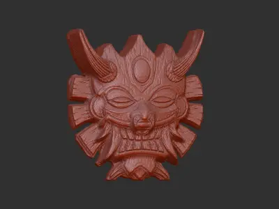 tiki mask  3D print model