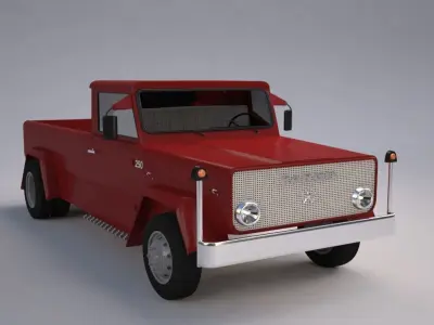 DODGE FARGO AS250 Low-poly 3D model