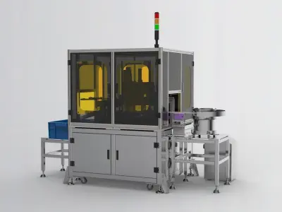 Automatic radium carving machine  3D model