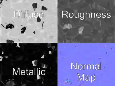 Long-range Cruise Missile Bomb Model Pack Low-poly 3D model