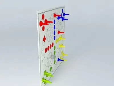 Ludo + Nine Men's Morris Free 3D model