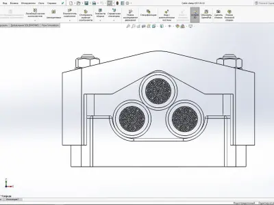 Cable clamp KO3 24-32 3D model