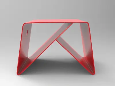 T4 Small Table Low-poly 3D model