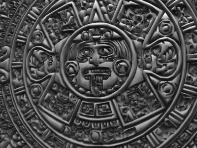 mayan calendar Free 3D model