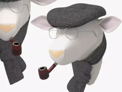 Soft Sheep Rene 3D model