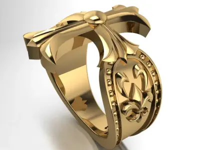 Cross ring  470 3D print model