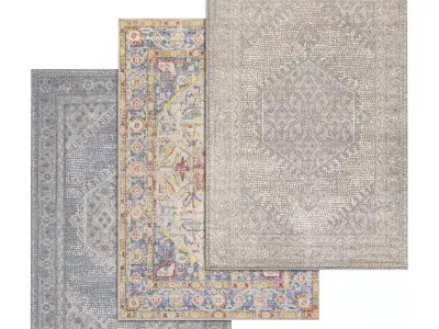 Rug Set 1540 3D model