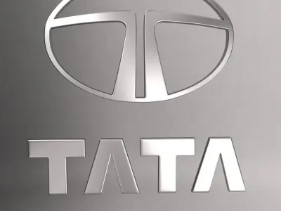 Tata car logo keychain 3d model  3D model