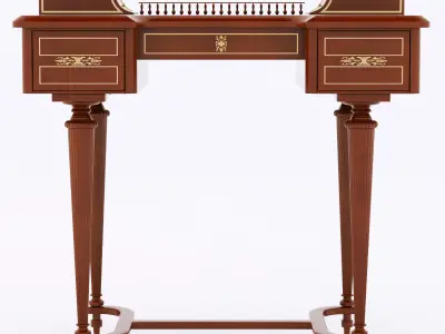 classical desk 3D model