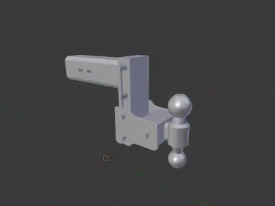 Custom Drop Hitch 3D model