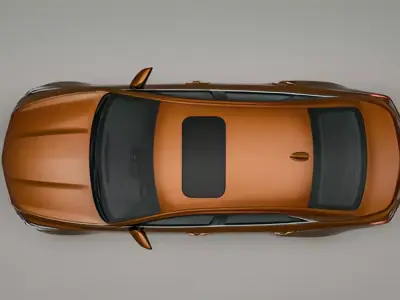 Cadillac Sedan Low-poly 3D model