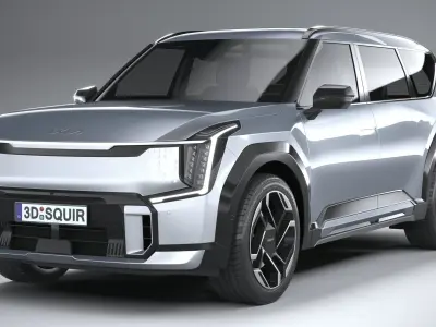 KIA EV9 GT 2026 3D model