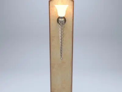 classical wall lamp 3d model 3D model