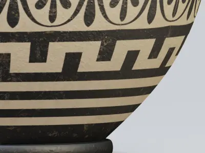 Vase41 greco-roman vase 3D model