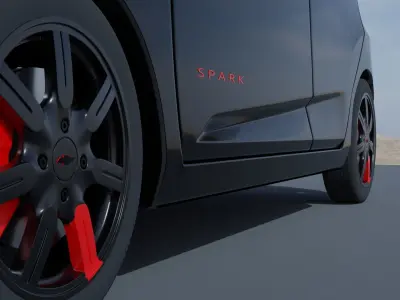 chevrolet saprk 3d models 3D model