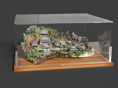 Chinese ancient house   3D model get