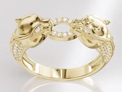 Jewelry Diamond Ring Model RG89 Free 3D print model