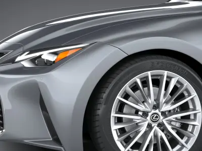 Lexus IS 2021 3D model