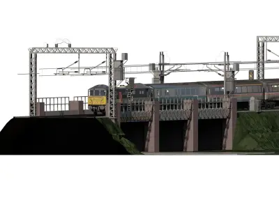 British Rail Class 86 3D model
