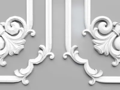 3decor decorative ornate moldings - decorative ornate moldings 3D print model