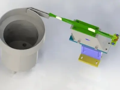 Rotating vibration loading mechanism 3D model