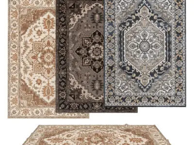 Rugs No 923 Low-poly 3D model