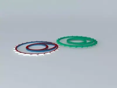 Merry Christmas & Happy New Year America! Free 3D model