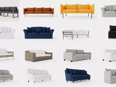 Collection of Sofa - 100 Models