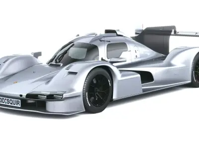 Porsche 963 RSP 2026 LowPoly Low-poly 3D model