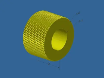 knob with Diamond 3D print model