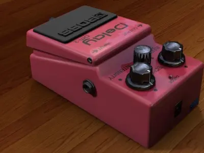 Boss DM-2 Low-poly 3D model