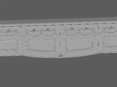 TV table 3D model purchase