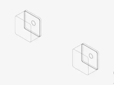 Wall Tap - Luxury - Alia Low-poly 3D model