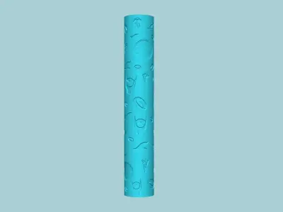 Texture Roll 75 LOTR Negative - Fondant Decoration Maker 3D print model
