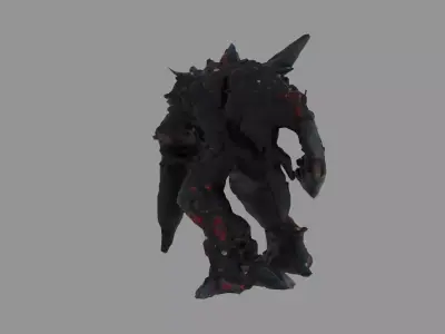 Melted Sentinel Prime transformers debree apocalyptic textured Low-poly 3D model