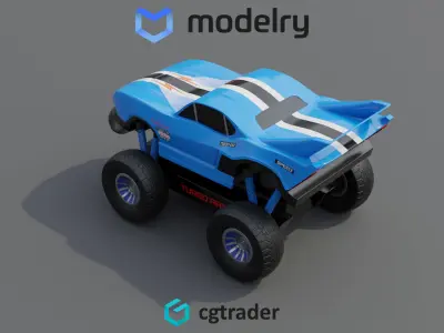 Remote Control Car 3D model
