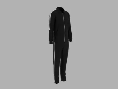 Sport Suit Low-poly 3D model 8