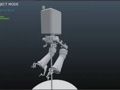 Robotic Helper V1  Nier Automata  Free 3D model