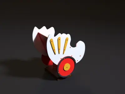 Attraction seashell 3D model