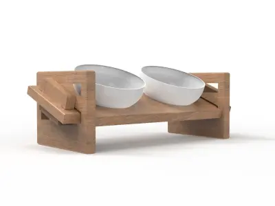 PET BOWL 01 Low-poly 3D model