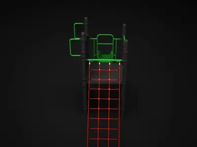 Teenagers Outdoors Toys 3D model