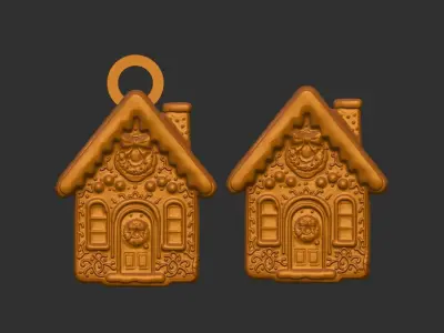 home cookie decor  3D print model