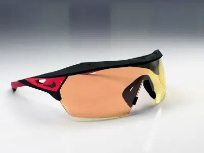 Nike Hyperforce Elite sport sunglasses Low-poly 3D model