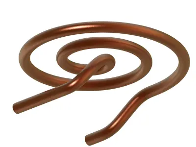 Induction Cooktop Heating Coil 3D print model