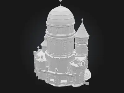 Observatory Tower 3D model